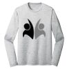 Sublimatable PosiCharge Long Sleeve Electric Heather Tee Thumbnail