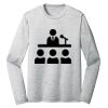 Sublimatable PosiCharge Long Sleeve Electric Heather Tee Thumbnail