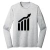 Sublimatable PosiCharge Long Sleeve Electric Heather Tee Thumbnail