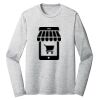 Sublimatable PosiCharge Long Sleeve Electric Heather Tee Thumbnail