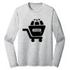 Sublimatable PosiCharge Long Sleeve Electric Heather Tee Thumbnail