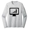 Sublimatable PosiCharge Long Sleeve Electric Heather Tee Thumbnail