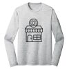 Sublimatable PosiCharge Long Sleeve Electric Heather Tee Thumbnail