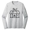 Sublimatable PosiCharge Long Sleeve Electric Heather Tee Thumbnail