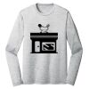 Sublimatable PosiCharge Long Sleeve Electric Heather Tee Thumbnail