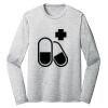Sublimatable PosiCharge Long Sleeve Electric Heather Tee Thumbnail