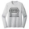 Sublimatable PosiCharge Long Sleeve Electric Heather Tee Thumbnail