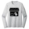 Sublimatable PosiCharge Long Sleeve Electric Heather Tee Thumbnail