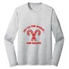 Sublimatable PosiCharge Long Sleeve Electric Heather Tee Thumbnail