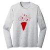 Sublimatable PosiCharge Long Sleeve Electric Heather Tee Thumbnail