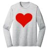 Sublimatable PosiCharge Long Sleeve Electric Heather Tee Thumbnail