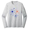 Sublimatable PosiCharge Long Sleeve Electric Heather Tee Thumbnail