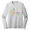 Sublimatable PosiCharge Long Sleeve Electric Heather Tee Thumbnail