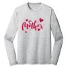 Sublimatable PosiCharge Long Sleeve Electric Heather Tee Thumbnail