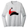 Sublimatable PosiCharge Long Sleeve Electric Heather Tee Thumbnail