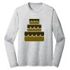 Sublimatable PosiCharge Long Sleeve Electric Heather Tee Thumbnail