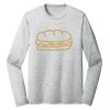 Sublimatable PosiCharge Long Sleeve Electric Heather Tee Thumbnail