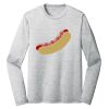 Sublimatable PosiCharge Long Sleeve Electric Heather Tee Thumbnail