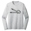 Sublimatable PosiCharge Long Sleeve Electric Heather Tee Thumbnail