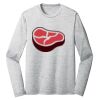 Sublimatable PosiCharge Long Sleeve Electric Heather Tee Thumbnail