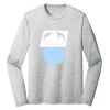 Sublimatable PosiCharge Long Sleeve Electric Heather Tee Thumbnail