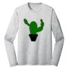 Sublimatable PosiCharge Long Sleeve Electric Heather Tee Thumbnail