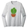 Sublimatable PosiCharge Long Sleeve Electric Heather Tee Thumbnail