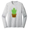 Sublimatable PosiCharge Long Sleeve Electric Heather Tee Thumbnail