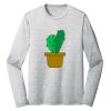 Sublimatable PosiCharge Long Sleeve Electric Heather Tee Thumbnail