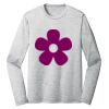 Sublimatable PosiCharge Long Sleeve Electric Heather Tee Thumbnail