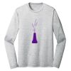 Sublimatable PosiCharge Long Sleeve Electric Heather Tee Thumbnail