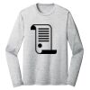 Sublimatable PosiCharge Long Sleeve Electric Heather Tee Thumbnail