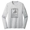 Sublimatable PosiCharge Long Sleeve Electric Heather Tee Thumbnail