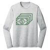 Sublimatable PosiCharge Long Sleeve Electric Heather Tee Thumbnail