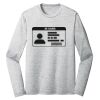 Sublimatable PosiCharge Long Sleeve Electric Heather Tee Thumbnail