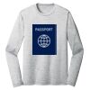 Sublimatable PosiCharge Long Sleeve Electric Heather Tee Thumbnail