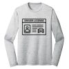 Sublimatable PosiCharge Long Sleeve Electric Heather Tee Thumbnail