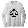 Sublimatable PosiCharge Long Sleeve Electric Heather Tee Thumbnail