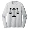 Sublimatable PosiCharge Long Sleeve Electric Heather Tee Thumbnail