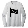 Sublimatable PosiCharge Long Sleeve Electric Heather Tee Thumbnail