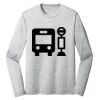 Sublimatable PosiCharge Long Sleeve Electric Heather Tee Thumbnail