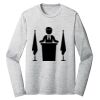 Sublimatable PosiCharge Long Sleeve Electric Heather Tee Thumbnail