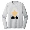 Sublimatable PosiCharge Long Sleeve Electric Heather Tee Thumbnail