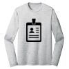 Sublimatable PosiCharge Long Sleeve Electric Heather Tee Thumbnail