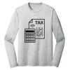 Sublimatable PosiCharge Long Sleeve Electric Heather Tee Thumbnail