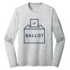 Sublimatable PosiCharge Long Sleeve Electric Heather Tee Thumbnail