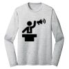 Sublimatable PosiCharge Long Sleeve Electric Heather Tee Thumbnail
