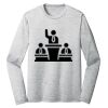 Sublimatable PosiCharge Long Sleeve Electric Heather Tee Thumbnail