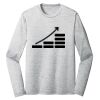 Sublimatable PosiCharge Long Sleeve Electric Heather Tee Thumbnail
