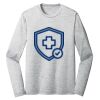 Sublimatable PosiCharge Long Sleeve Electric Heather Tee Thumbnail